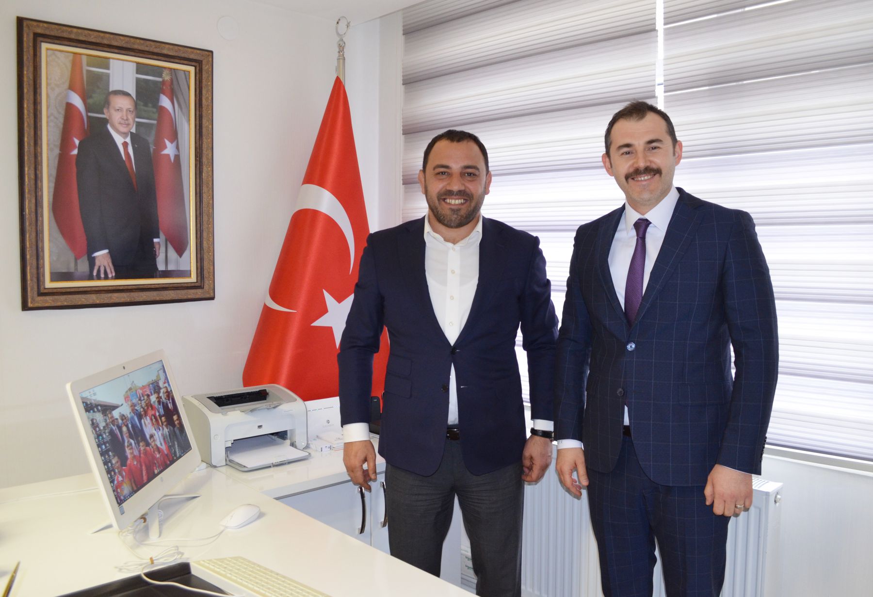 GENÇLİK VE SPOR BAKAN YARDIMCIMIZ HAMZA YERLİKAYA'DAN FEDERASYONUMUZA ZİYARET